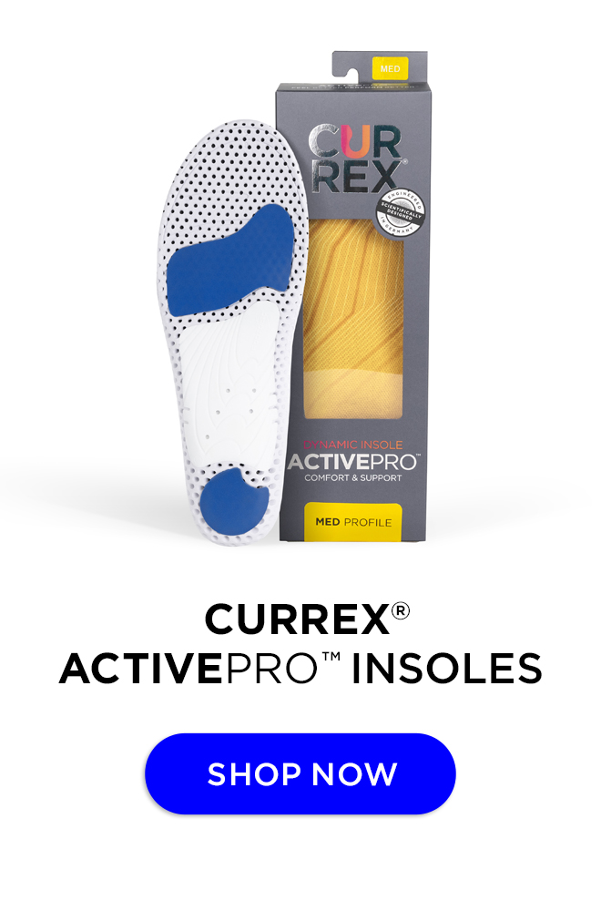 CURREX® ACTIVEPRO™ Insoles | Athletic Insoles for Everyday Wear, Comfort & Support